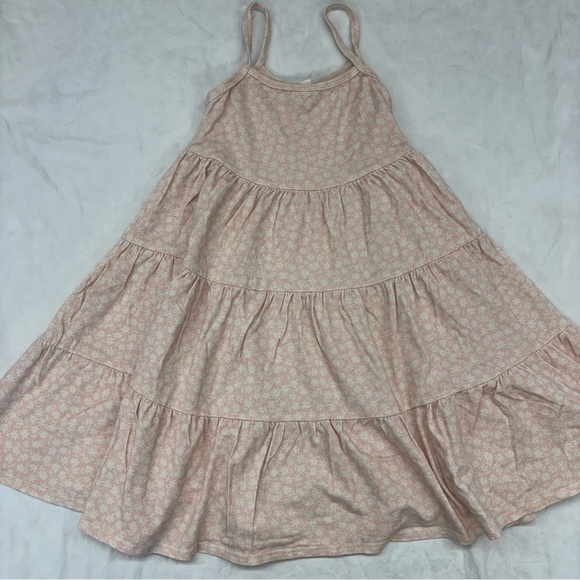 Vivie and Ash Pink Floral Tiered Dress Summer Soring Size 7 VGUC - Picture 4 of 4